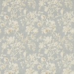 Tissu Sanderson - Magnolia &amp; Pomegranate - rf: 225505 Grey Blue/Parchment