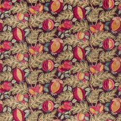 Tissu Sanderson - Cantaloupe Velvet - rf: 226635 Cherry/Alabaster