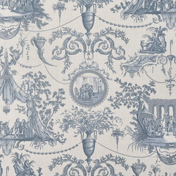 Tissu Braqueni - Mariage de Figaro - rf: B7688.002 Encre