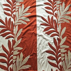 Tissu Casamance - Sophora - rf: 3155.0417 Beige/Orange