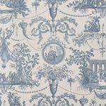 Tissu Braqueni - Mariage de Figaro - rf: B7688.002 Encre