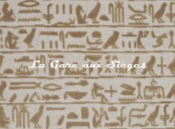 Tissu Pierre Frey - Thbes - rf: F3662.001 Naturel