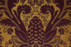 Tissu Tassinari & Chtel - Monceau - rf: 1703.01 Prune ( dtail )