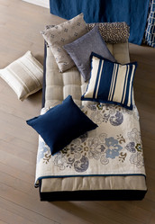 Tissu Pierre Frey - Lysithe - rf: F2909.001 Bleu