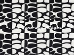 Tissu Pierre Frey - Small Surprise - rf: F3486.001 Noir et Blanc