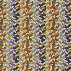 Tissu Camengo - Guatemala - rf: 4272.0590 Orange