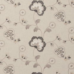 Tissu Clarke & Clarke - Chatsworth - rf: F0735/03 Charcoal