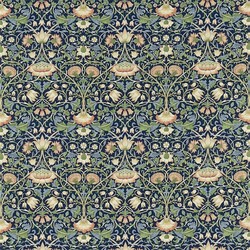 Tissu William Morris - Lodden - rf: 222521 Indigo/Mineral