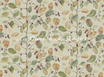 Tissu Sanderson - Woodland Berries - réf: 225529 Bayleaf/Figue ( détail )