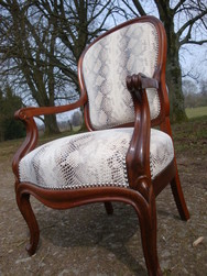 Fauteuil Louis Philippe " Boa " (vendu)