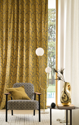 Tissu Camengo - Grand Rex - rf: 2895.0546 Ocre
