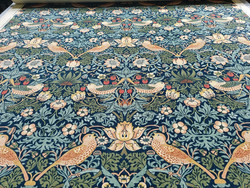 Tissu Morris & Co - Strawberry Thief Velvet - rf: 236932 ( toute laize )