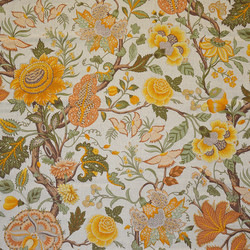 Tissu Casal - Madurai Lin - rf: 30422.7440 Or/Vert