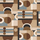Tissu Casamance - Paro - rf: 1095.0132 Acajou/Sable