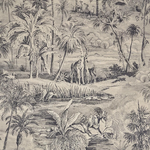 Tissu Pierre Frey - Safari - rf: F3989.001 Charbon