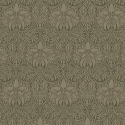 Tissu William Morris - Crow Imperial - rf: 230293 Moss/Biscuit