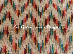 Tissu Baker Lifestyle - Carnival Chevron - rf: PP50426.1 Tutti Frutti ( dtail )