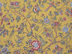 Tissu Le Manach - L'Arbre indien - rf: L4568.002 Curry