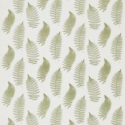 Tissu Sanderson - Fern Embroidery - rf: 235608 Moss