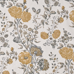 Tissu Braqueni - Cerizay - rf: B7689.001 Ocre