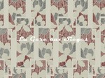 Tissu Armani/Casa - Nagano - rf: TE024.018 Sabbia/Rosso/Nro