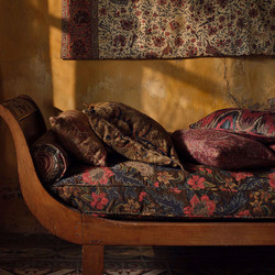 Tissu Zoffany - Blostma Tapestry - rf: 333537 Tabac