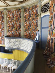 Tissu Pierre Frey - Paradiso - rf: F3690.001 Tangerine