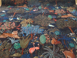 Tissu Pierre Frey - Le Jardin du Palais velours ( Toute laize )