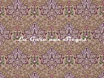 Tissu William Morris - Artichoke Embroidery - réf: 234543 Aubergine/Gold