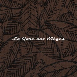 Tissu Antoine d'Albiousse - Havane - Chocolat ( recto )