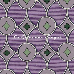 Tissu Rubelli - Quatrefoil - rf: 30510.002 Lavender ( dtail )