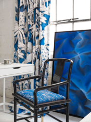 Tissu Jim Thompson - Palm Isle - rf: J3762/03 Lapis