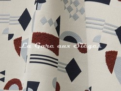 Tissu Lelivre - Rgate - rf: 0578.03 Nautique ( dtail )