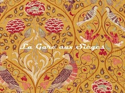 Tissu William Morris - Seasons By May - rf: 226593 Saffron ( dtail )