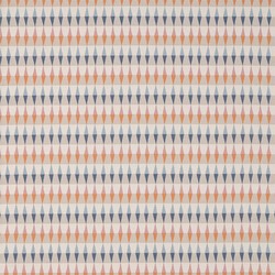 Tissu Harlequin - Ampico - rf: 132093 Tangerine/Sky/Nude