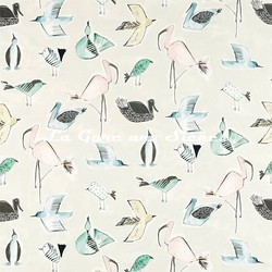 Tissu Scion - Menagerie - rf: 120784 Blush/Mint