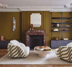 Tissu Casamance - Moretta - rf: 1158.0359 Noir Olive