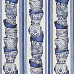Tissu Pierre Frey - Ming - rf: F2627.003 Saphir