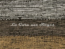 Tissu Lelivre - Ressource - Coloris: 03 Poivre - 02 Ebne - 01 Ocre