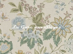 Tissu Colefax & Fowler - Emmeline - rf: F4775.04 Old blue ( dtail )