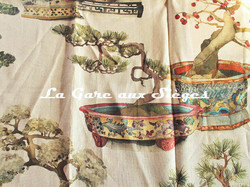 Tissu Pierre Frey - Kyoto - rf: F3335.001 Original ( dtail )