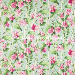 Tissu Manuel Canovas - Elena - rf: M4104.02 Rose/Aqua