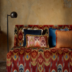 Tissu Manuel Canovas - Kerala Velours - rf: M4185.001 Brique