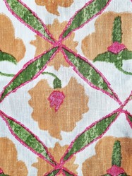 Tissu Jim Thompson - Poppy Field - rf: J2261/002 ( dtail )