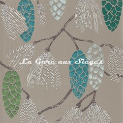 Papier peint Harlequin - Epitome - rf: 111502 Turquoise/Pea/Gilver