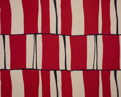 Tissu Boussac - Zeppelin - rf: O7948.002 Coquelicot