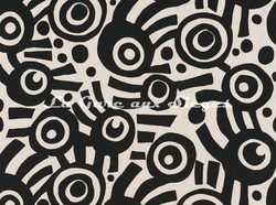Tissu Pierre Frey - Sakura - rf: F2990.001 Noir