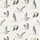Tissu Sanderson - Elysian Geese - rf: 226520 Argent/Craie