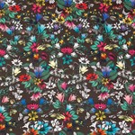 Tissu Osborne &amp; Little - Tulipan - rf: F6743.02 Multi/Cacao