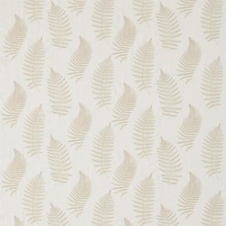 Tissu Sanderson - Fern Embroidery - rf: 235607 Argent